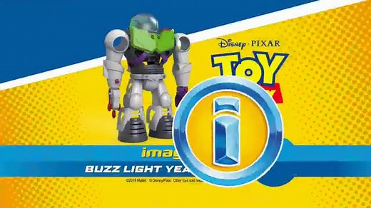 Imaginext Disney Pixar Toy Story 4 Buzz Lightyear Robot TV Spot, 'Trouble'