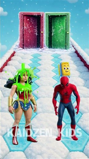 SLIME or CLEAN Challenge: SPIDER-MAN vs SUPERWOMAN – TOTAL GOO CHAOS! 😱🕷️🦸‍♀️ Epic Slime Betrayal