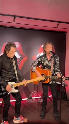 Ronnie Wood Mick Jagger #ronniewood #mickjagger #80s #monkband