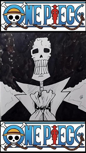 Como Desenhar o BROOK (One Piece) Passo a Passo - Tutorial Fácil