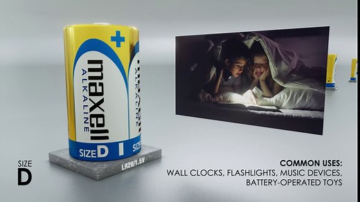 Maxell 723810P Ready-to-go Long Lasting and Reliable Alkaline Battery AAA Cell 10-Pack with High Compatibility