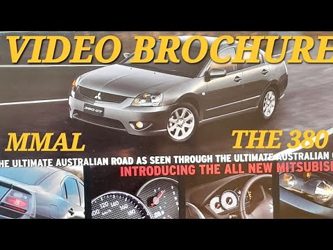 MITSUBISHI AUSTRALIA 380 CAR BROCHURE