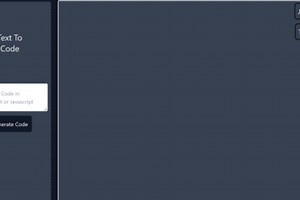 Text To Code Generator