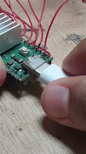 3x3 LED cube test with raspberry Pi Pico. #arduino #microcontroller