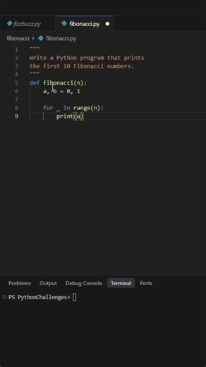 Can You Solve Fibonacci? 🐍 | Python Challenge #2