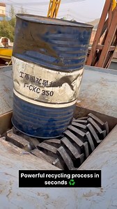 53K views · 413 reactions | Powerful industrial shredder in action! Watch as it crushes and shreds scrap empty drums fast and effortlessly. This heavy-duty machine makes metal recycling quick, safe, and efficient. #ShredderMachine #ScrapDrum #MetalRecycling #IndustrialShredder #ScrapYard #HeavyMachinery #RecyclingProcess #SteelDrums #CrushingPower #scrapbuyeruae #usa #uk #230k | Scrap Buyer UAE | Facebook