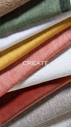 Unleash your creativity with a stunning selection of over 100 high-quality fabrics, velvets, and leathers for your future sofa. We'll mail our options to your door 100% free! | BenchMade Modern