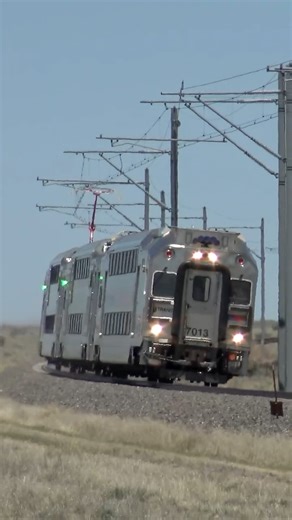 ICYMI: Here's a first look at NJ TRANSIT's new Multilevel III MU cars testing at the Transportation Technology Center (TTC) in Pueblo, CO, marking a major milestone in the delivery of the next generation of the agency's rail fleet. This federal facility allows for the new rail cars to be tested at their maximum speed of 110 MPH in a controlled environment before entering service in New Jersey to provide safe and reliable travel for NJ TRANSIT's customers. | NJ TRANSIT