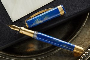 Visconti Opera Gold Fountain Pen - Blue - The Goulet Pen Company