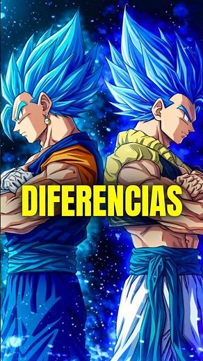 Las Diferencias que NO Sabías entre Vegito y Gogeta #dragonball #anime #fusion