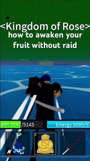 this is how awaken your fruit without raid in blox fruits