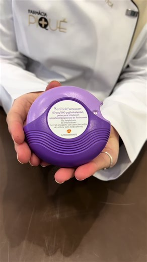 Cómo utilizar el inhalador Accuhaler correctamente