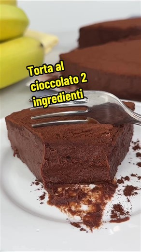 Ricetta Torta al Cioccolato con Banane Mature | Facile e Veloce