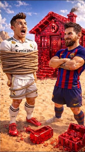 Messi STEALS Ronaldo’s Ruby Hammer! 🔨😡 | Dark Frenzy Animations