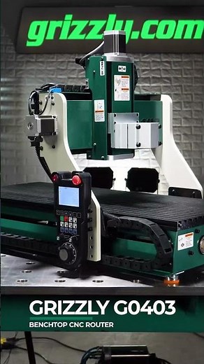 All New G0403 Benchtop CNC Router System | Grizzly Machines