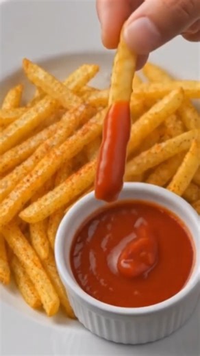 Crispy French Fries 🍟 | Perfect Street Style fingers at Home #shorts #viral #fries #ytshorts #recipe