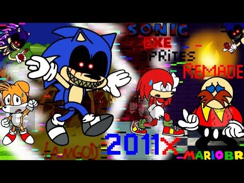 remaking 2011X (Sonic.exe) Sprites for 8 minutes and 5 seconds | Sonic.exe Draw | Mario BR