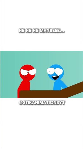 The blue man was right #drawastickman #animation