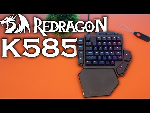 Unboxing and Review - Redragon K585 DITI One-Handed Mechanical Keyboard