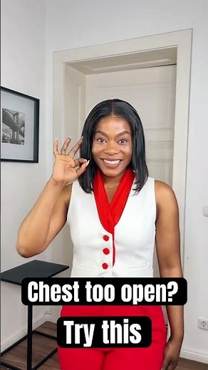 Chest too open? Try this! #fashiontips #ootdguide #softgirloutfits #fashionhacks #ootd #comfyoutfit