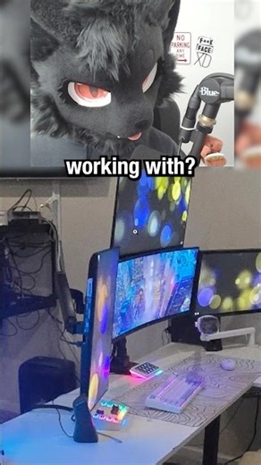 my viewer has a better setup than me 🙀 #furry #setuptour