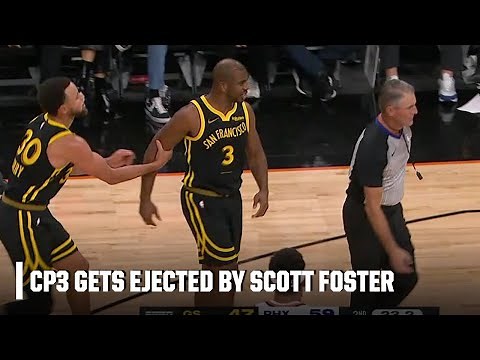 Chris Paul gets ejected by Scott Foster for arguing foul call | NBA on ESPN