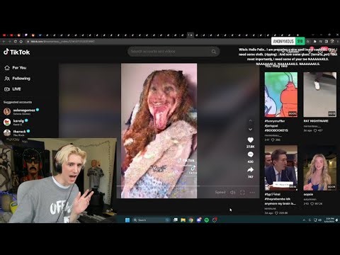 xQc watches the scariest TikTok of all time