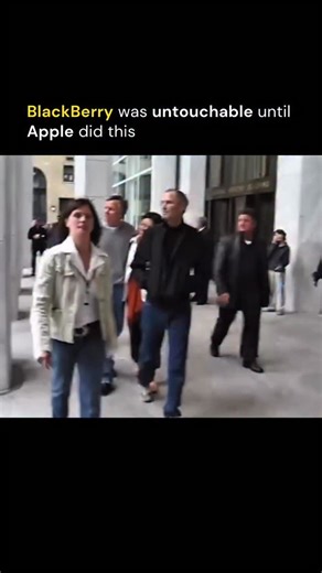 Business | Motivation | News on Instagram: "In 2007, Steve Jobs unveiled the iPhone, redefining the phone as an iPod, a phone, and an internet device in one. He rejected physical keyboards, arguing software and touch — powered by the human finger — were the future. At the time, BlackBerry dominated the market and dismissed the iPhone as a toy with a bad keyboard. But Apple’s touchscreen and app-driven design quickly shifted phones from business tools to lifestyle devices. By the early 2010s, Bla