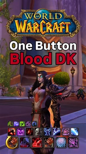 Blood Death Knight is BUILT DIFFERENT 🩸 Press 1, stay unkillable, control the battlefield, and let SBA handle the rotation. Turn tanking into easy mode in WoW Midnight. Full build, talents & setup are waiting for you 🔥 #worldofwarcraft #warcraft