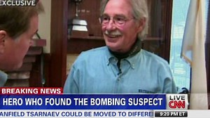 WCVB's exclusive with 'incidental hero'