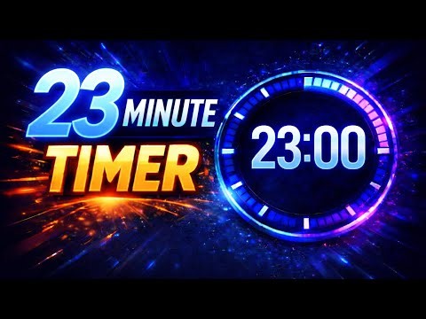 23 Minute Timer ⏱️ | Focus & Countdown | Online Timer Flow