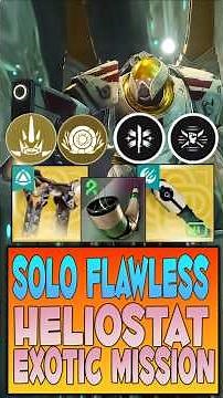 Prismatic Titan Meta Build! Solo Flawless Ultimate Heliostat Exotic Mission | Destiny 2 Renegades