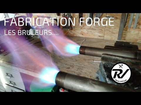 FABRICATION FORGE A GAZ DIY 1