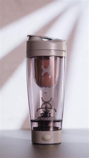 This is PROMiXX PRO. It doesn’t shake, it flexes its electric muscles.⁠ It’s rechargeable. Because it's not a toothbrush from the 80s.⁠ Leak-proof? Obviously. Leeks are vegetables. Not shakers.⁠ And it spins at 10,000 RPMs. Meaning your protein is doing laps while you train.⁠ Think of it as fitness essential. Because it is. And it knows it.⁠ PROMiXX PRO. The last shaker you’ll ever need. Unless you lose yours to a jealous friend. | PROMiXX