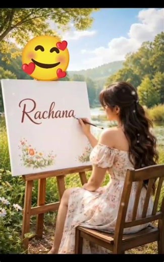 Rachana name writing # cute # comment your name # beautiful ❤️