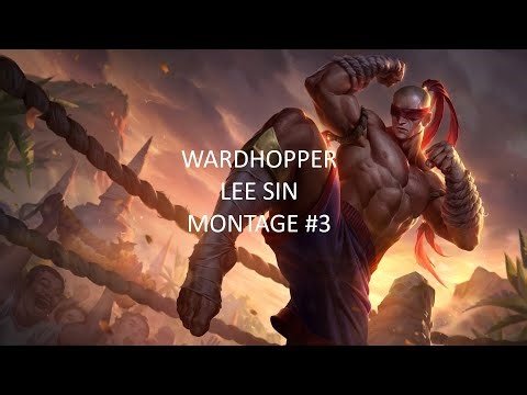 WARDHOPPER LEE SIN MONTAGE #3 | INSANE LEE SIN OUTPLAYS