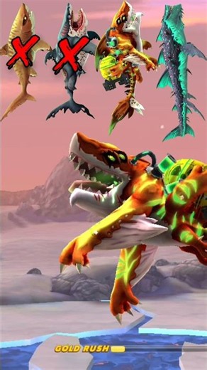 Hungry Shark World Gameplay Long Jump Test: Noob Shark vs. Pro Shark #new #shorts