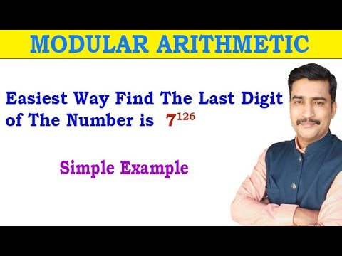 Easiest Way Find The Last Digit of The Number in Modular Arithmetic