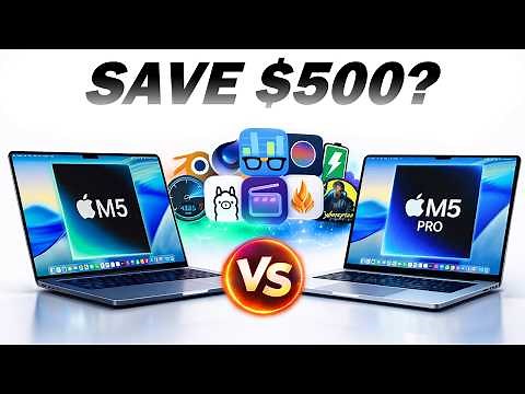 MacBook Pro M5 vs M5 Pro - These Results are INSANE!