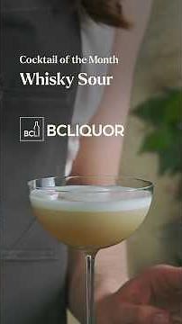 Sabrine breaks down the steps of making a Whisky Sour at home. #cocktail #whisky #whiskysour