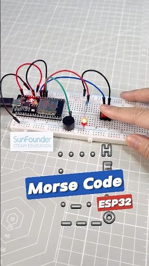 ESP32 Morse Trainer: Dot or Dash? 🔊✨ #arduino #arduinoproject