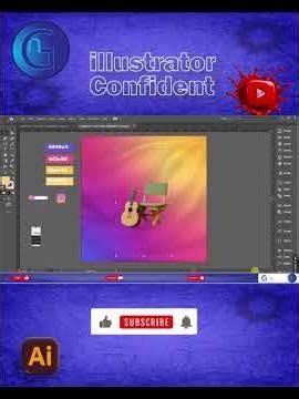 Modern 3D Instagram Promo Design in Adobe Illustrator #graphicsniche #graphicdesign