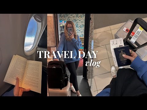 TRAVEL DAY VLOG ✈️ airport routine, what's in my travel bag, travel essentials & more!