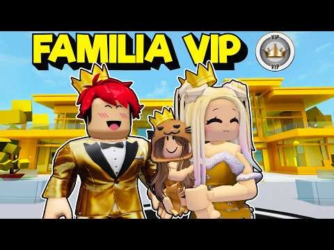 Tenemos Nuestra Propia FAMILIA VIP en Brookhaven Roblox con el Team