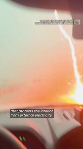 Austin Garland from Texas had an intense, but lucky experience on July 25 while driving in a thunderstorm. As he was recording the storm, lightning struck the hood of his car. A word of caution: if driving in severe weather, pull over safely before attempting to record the elements. | The Weather Network