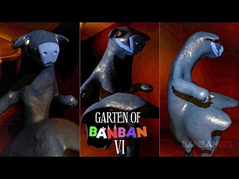 The Nanny Behind The Scene JUMPSCARE in Slow Motion - Garten of Banban 6 New Mutant