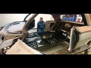Impala restoration part 10 - Start floor pan installation - DIY Auto Restoration
