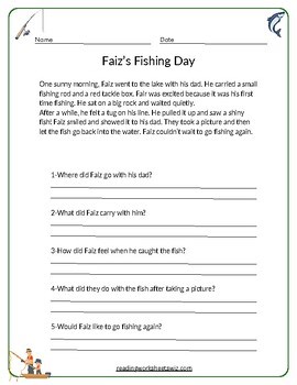 Reading Comprehension Worksheets For Grade 1-2