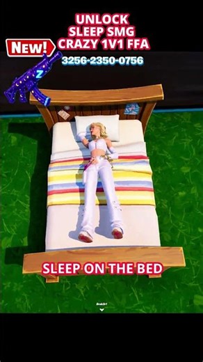 NEW SLEEP SMG IN CRAZY 1V1 FFA All Guns & Rides FORTNITE MAP #shorts #fortnitecreative