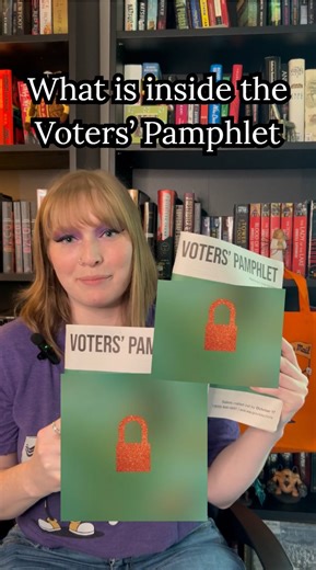 3.9K views · 25 reactions | What’s inside the Voters’ Pamphlet? More...